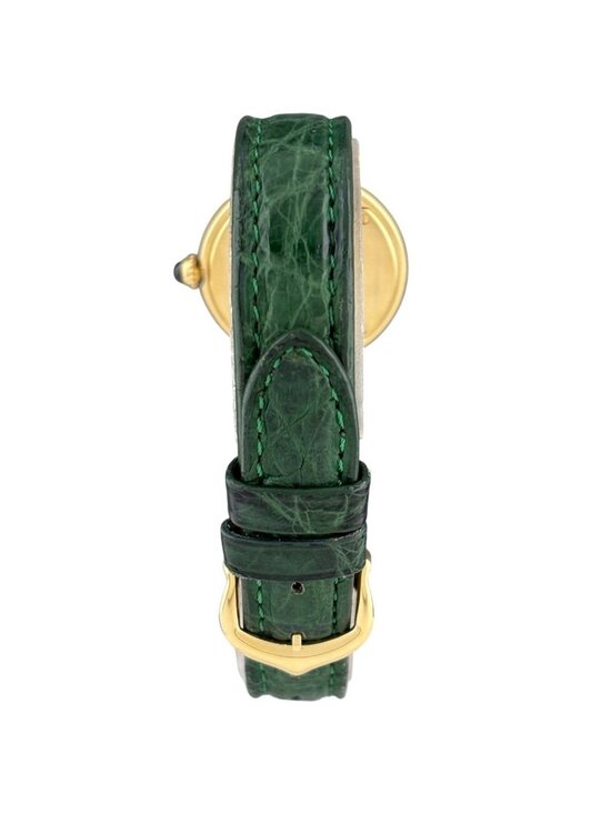 Cartier Ellipse Watch YG Leather Quartz Ivory main image 9